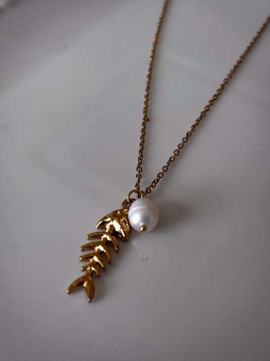Collar "Fish Bones"