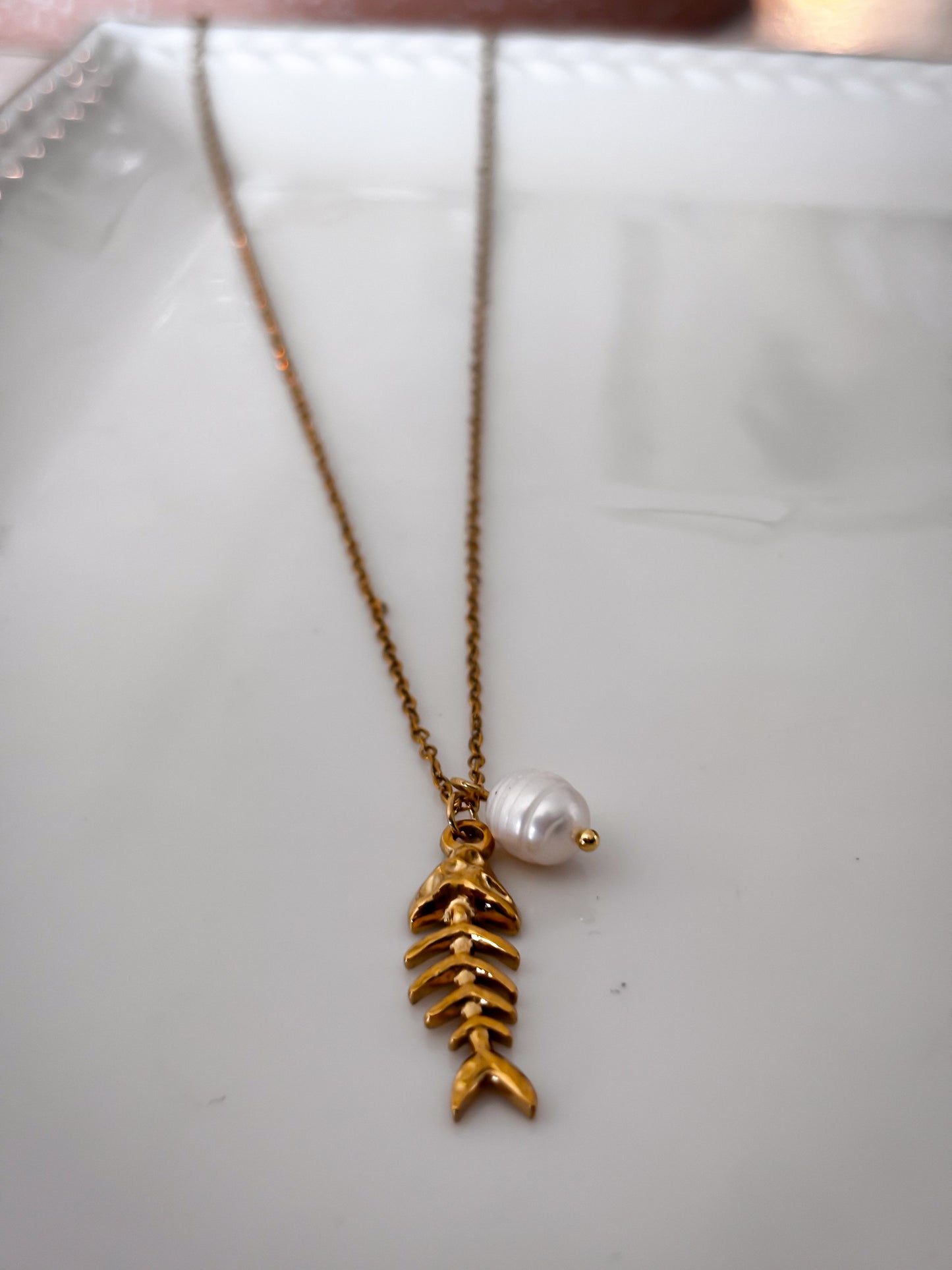 Collar "Fish Bones"