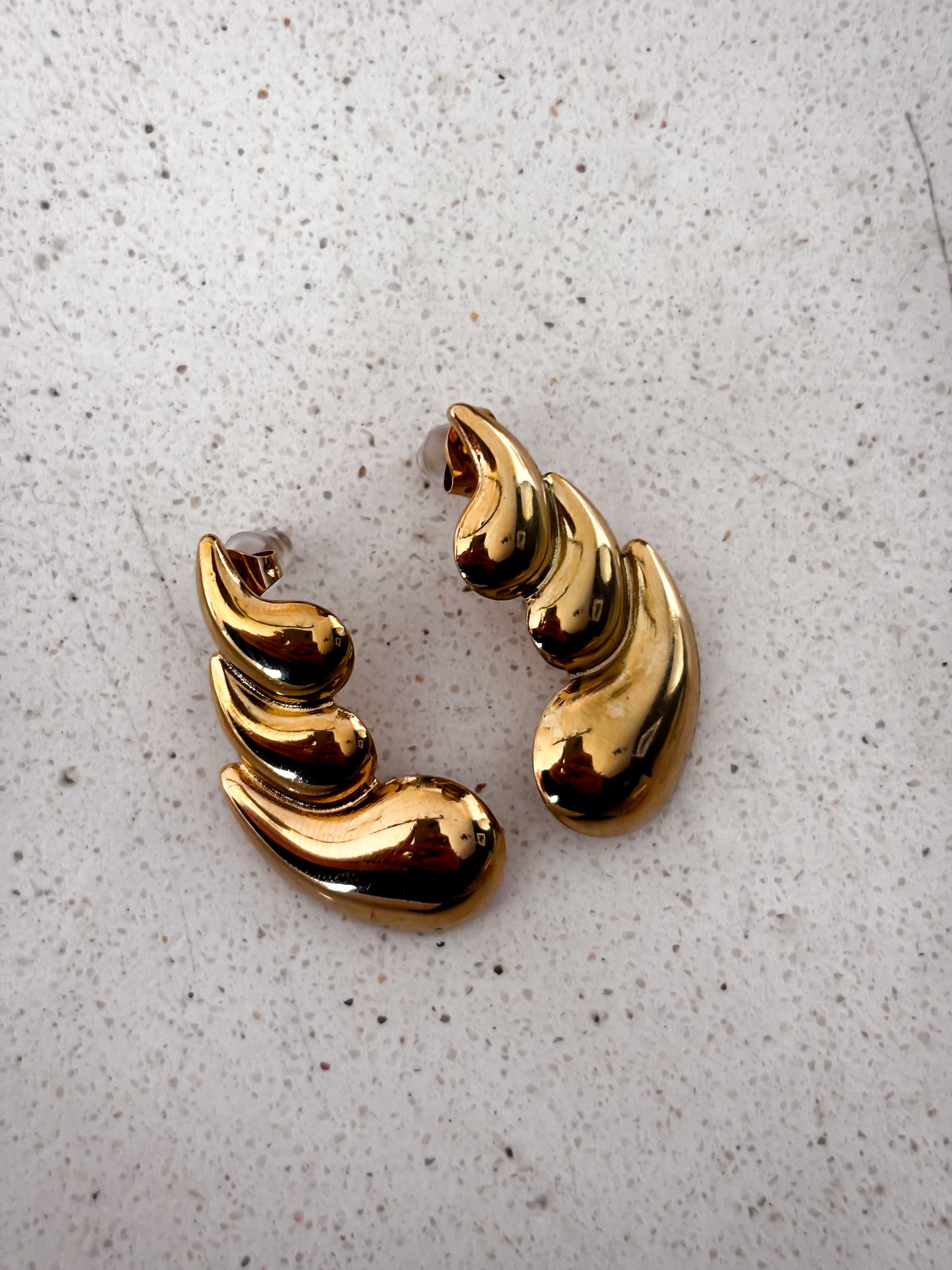 Pendientes Three Goldie drips