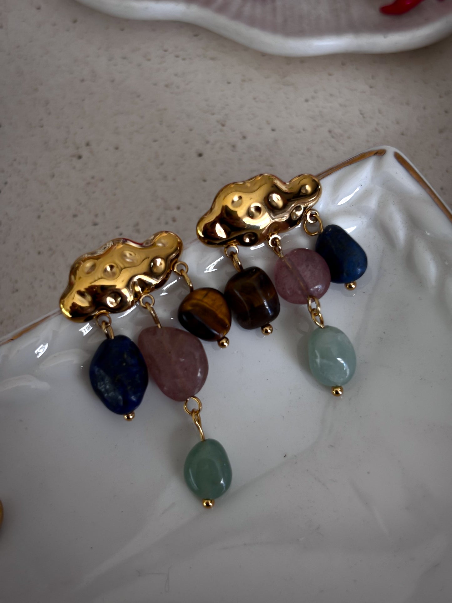 Aretes Colorful Rain