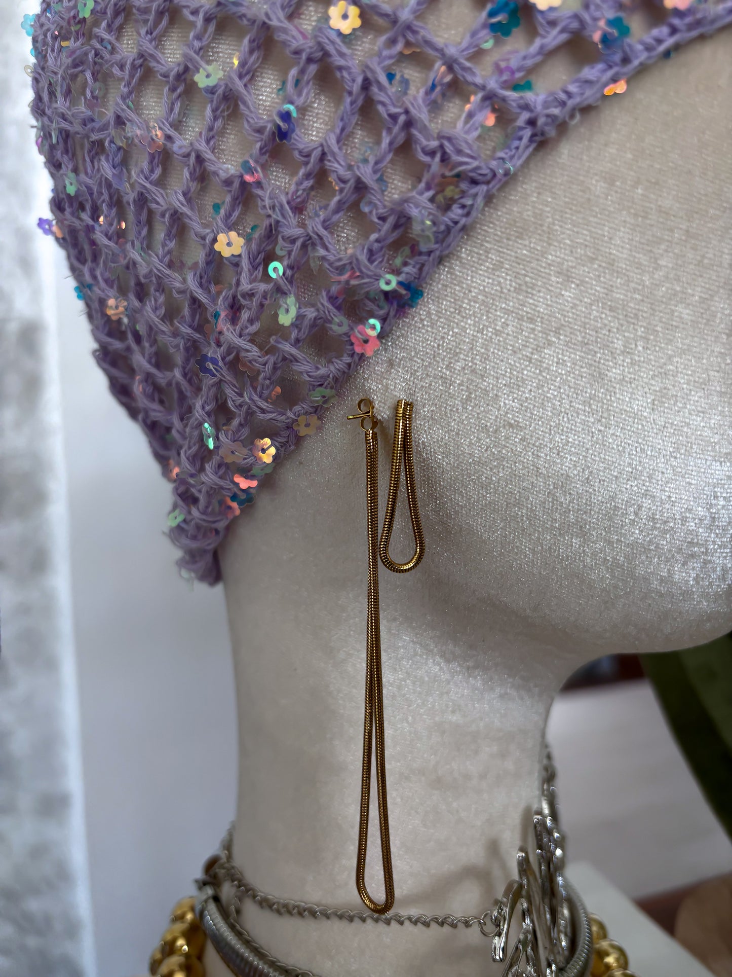 Pendientes Long Gold