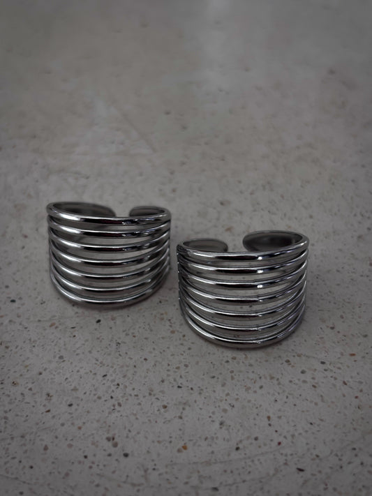 Anillo Ajustable "Silver crown"