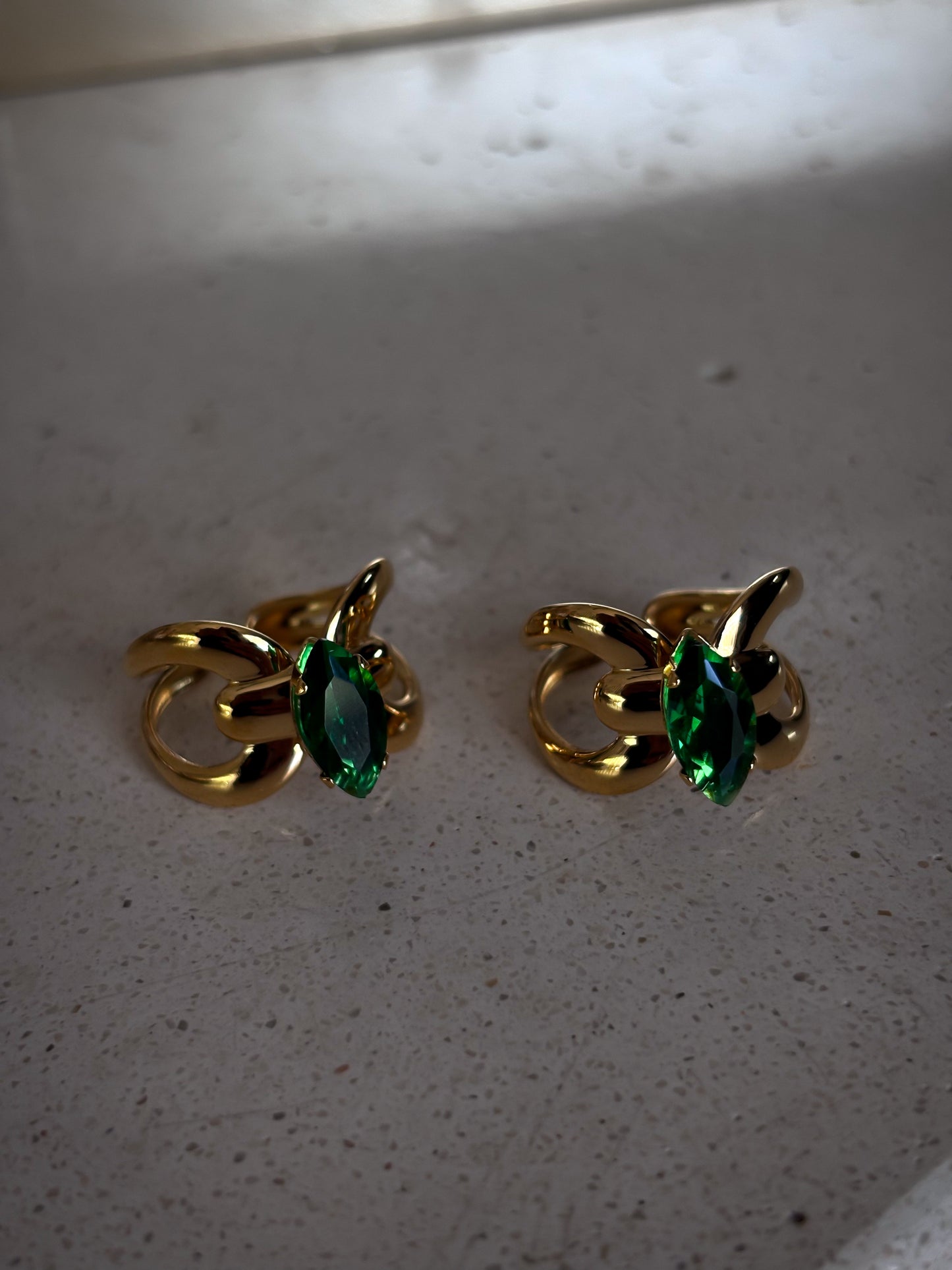 Anillo Ajustable "Green Gema"