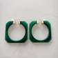 Green Resin Squares
