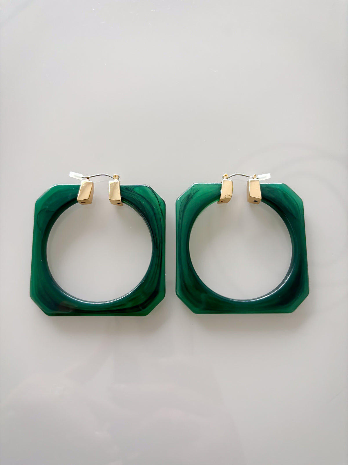 Green Resin Squares