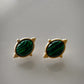 Aretes Mini Green Stone