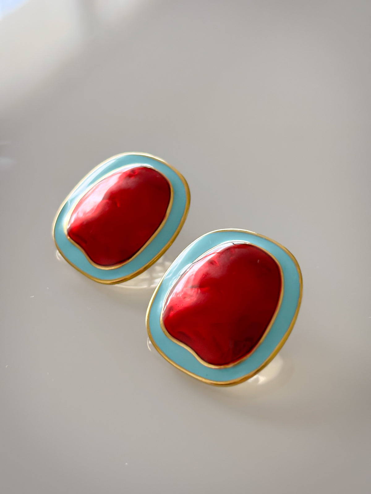 Pendientes Red Stone