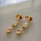 Pendientes Three mini diamonds