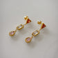 Pendientes Three mini diamonds