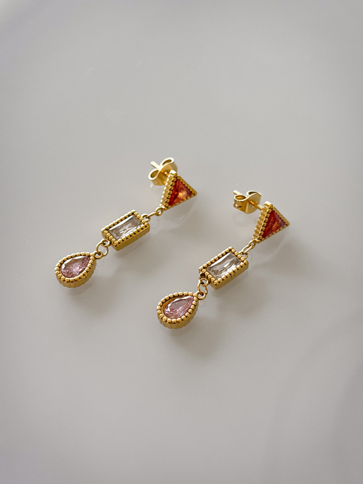 Pendientes Three mini diamonds