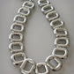 Collar Silver Squares