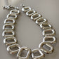 Collar Silver Squares