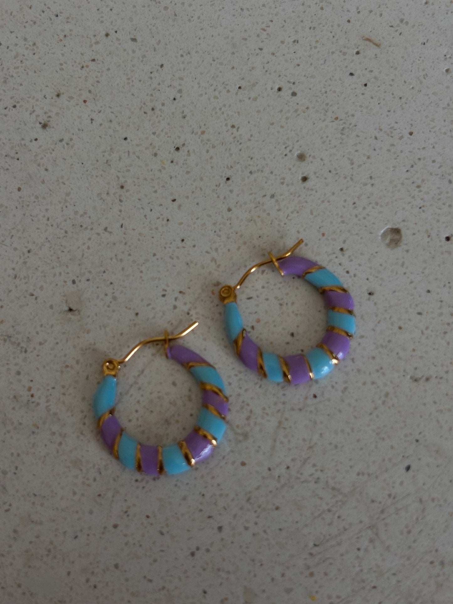 Hoops Pastel Color Blue