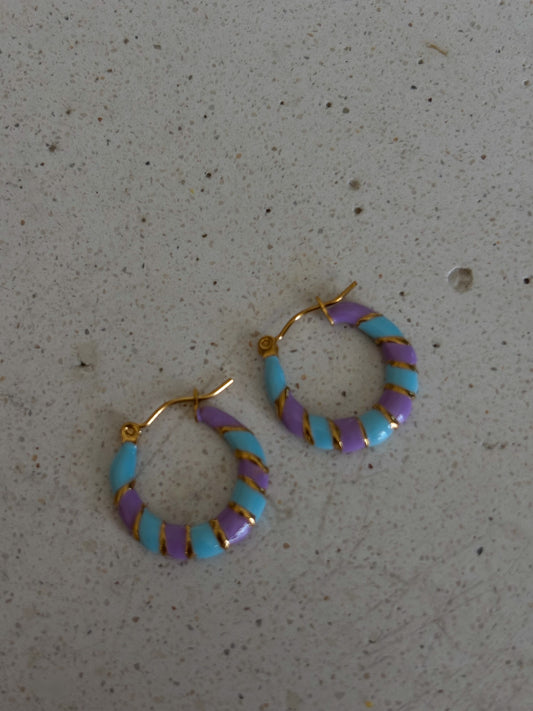 Hoops Pastel Color Blue