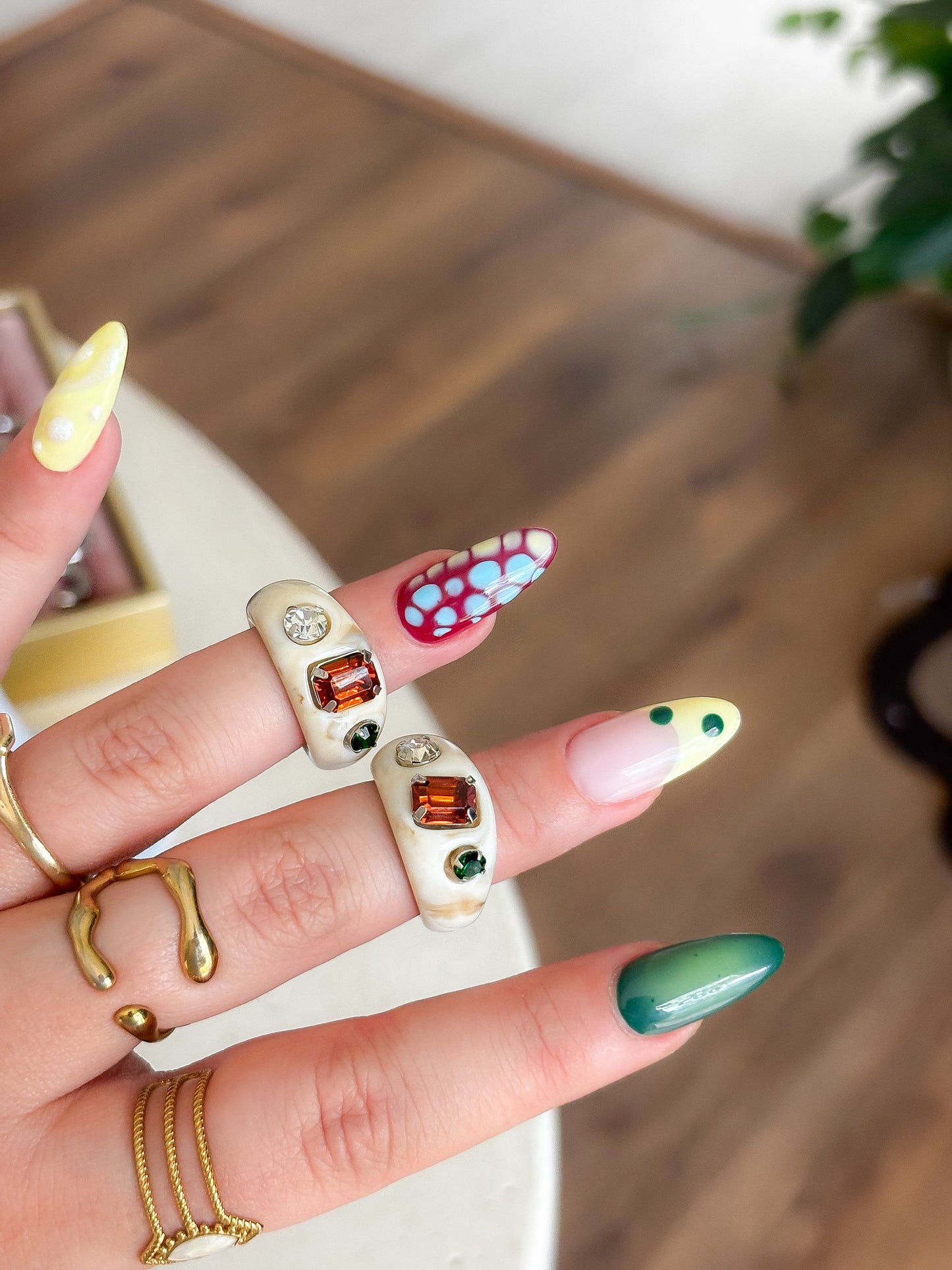 Anillo "Loli Diamonds Resina"