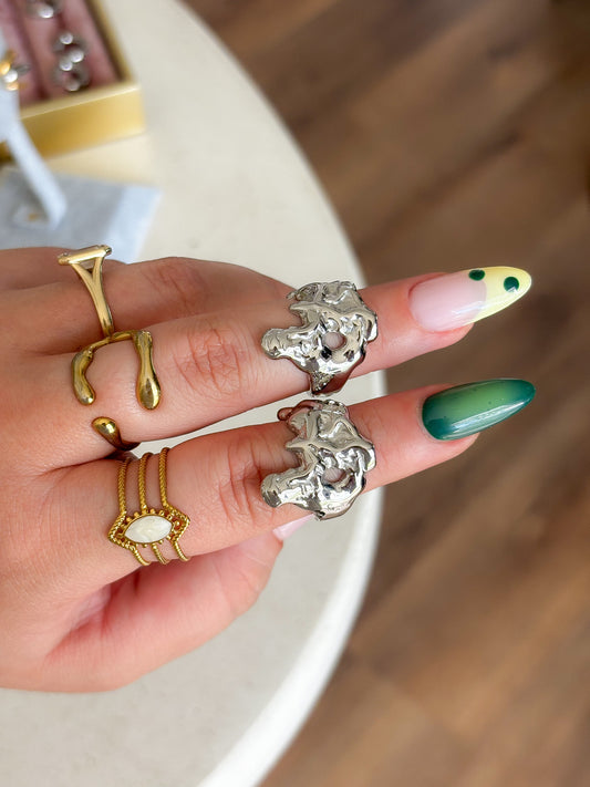 Anillo Cruda Lady Silver