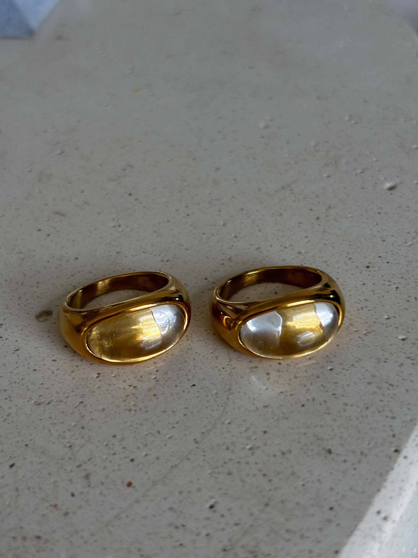 Anillo "Olive clear"