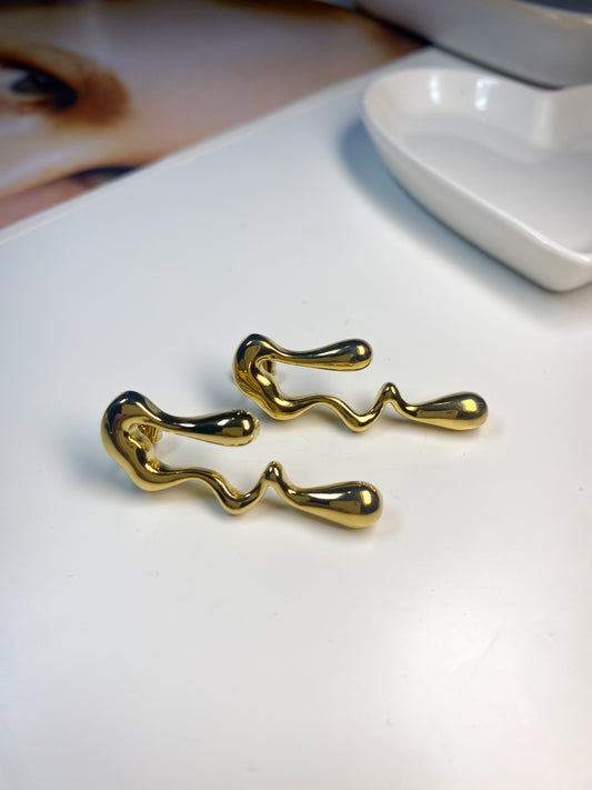 Pendientes "Goldie Dripping"