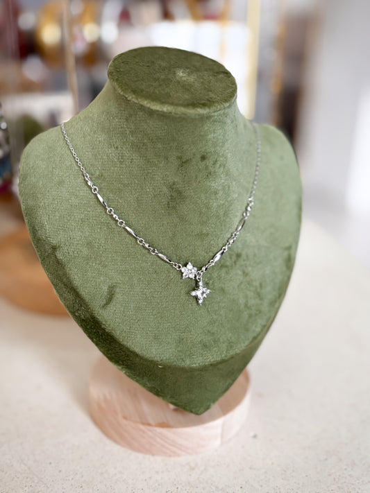 Cadena Silver Lovely diamonds