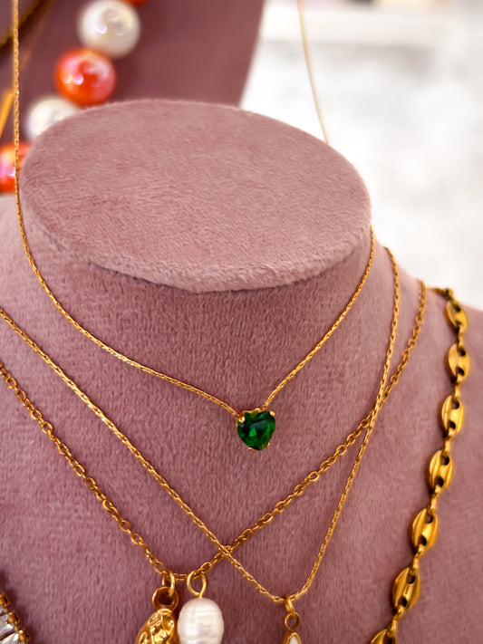 Cadena Green Heart
