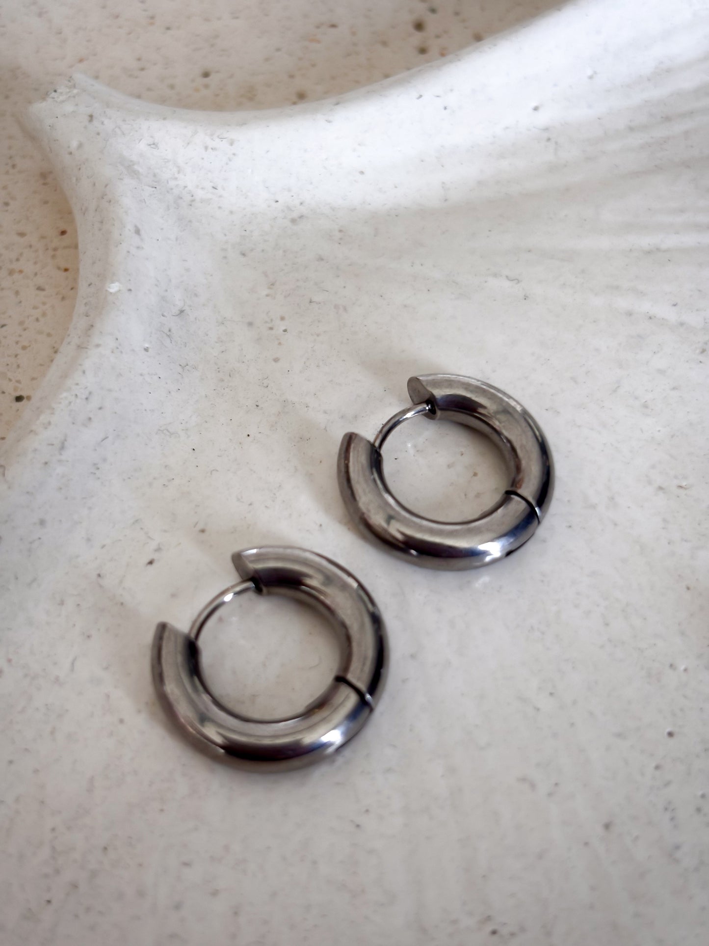 Hoops "Basic Silver Chunky"