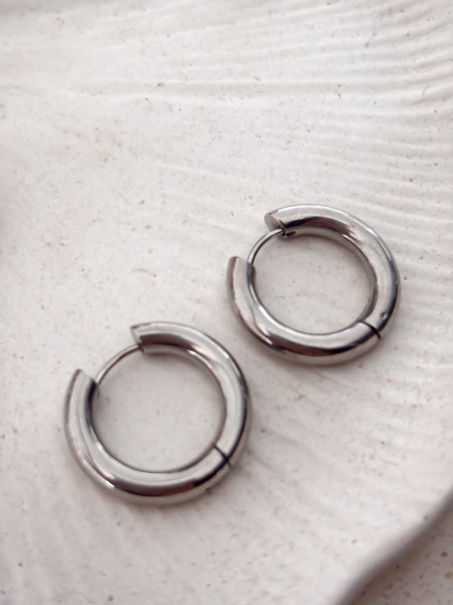 Hoops "Basic Silver Chunky"