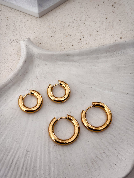 Hoops "Basic Gold Chunky"