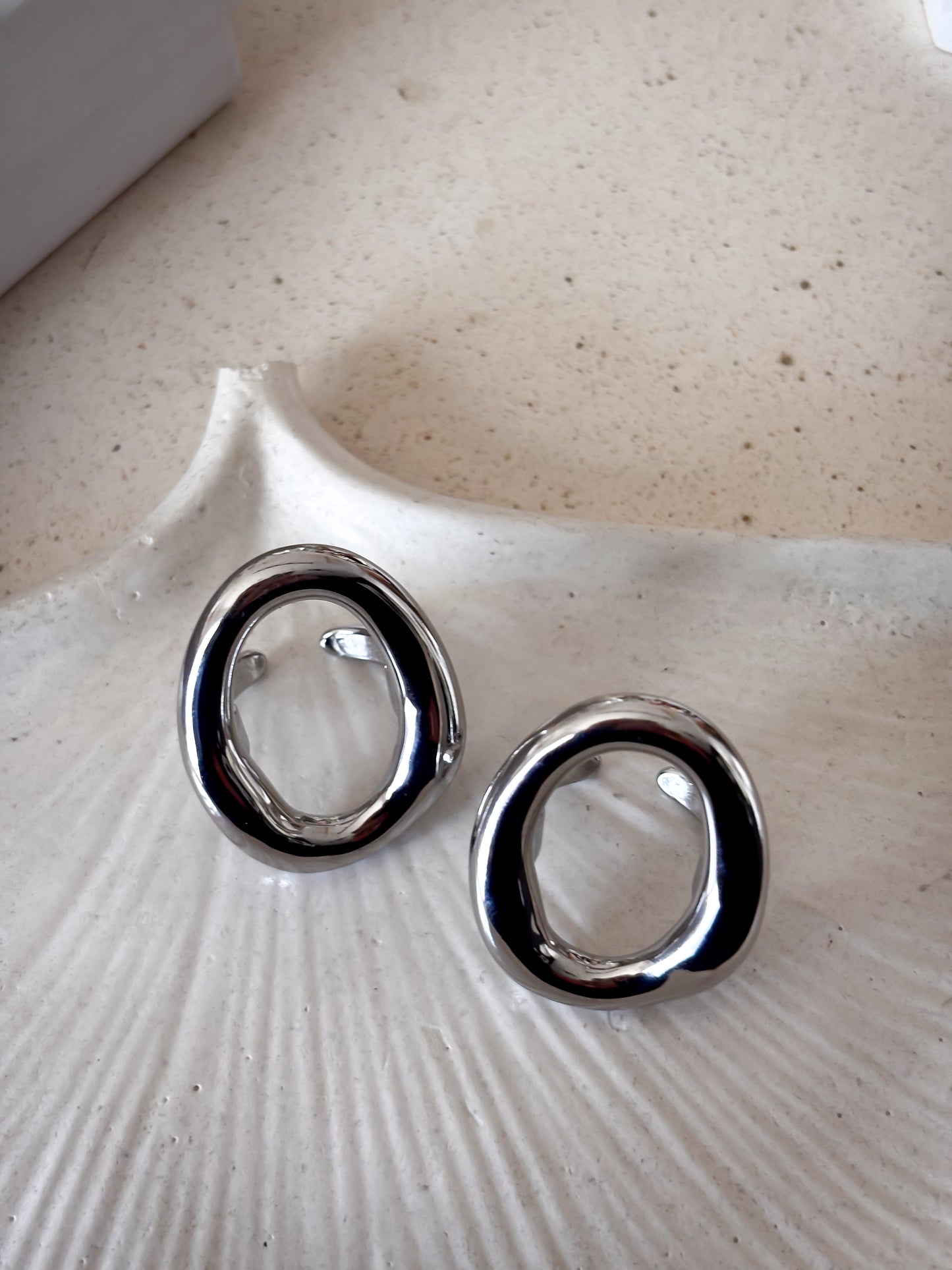 Anillo XO Chunky Maxy Circle Silver