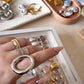 Anillo XO Chunky Maxy Circle Silver