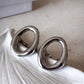 Anillo XO Chunky Maxy Circle Silver