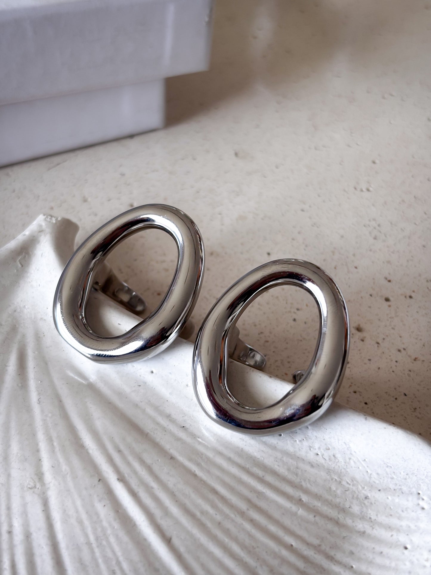 Anillo XO Chunky Maxy Circle Silver