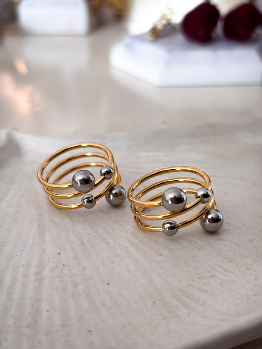 Anillo Ajustable Double Galaxy