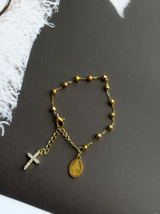 Brazalete Prayers Gold