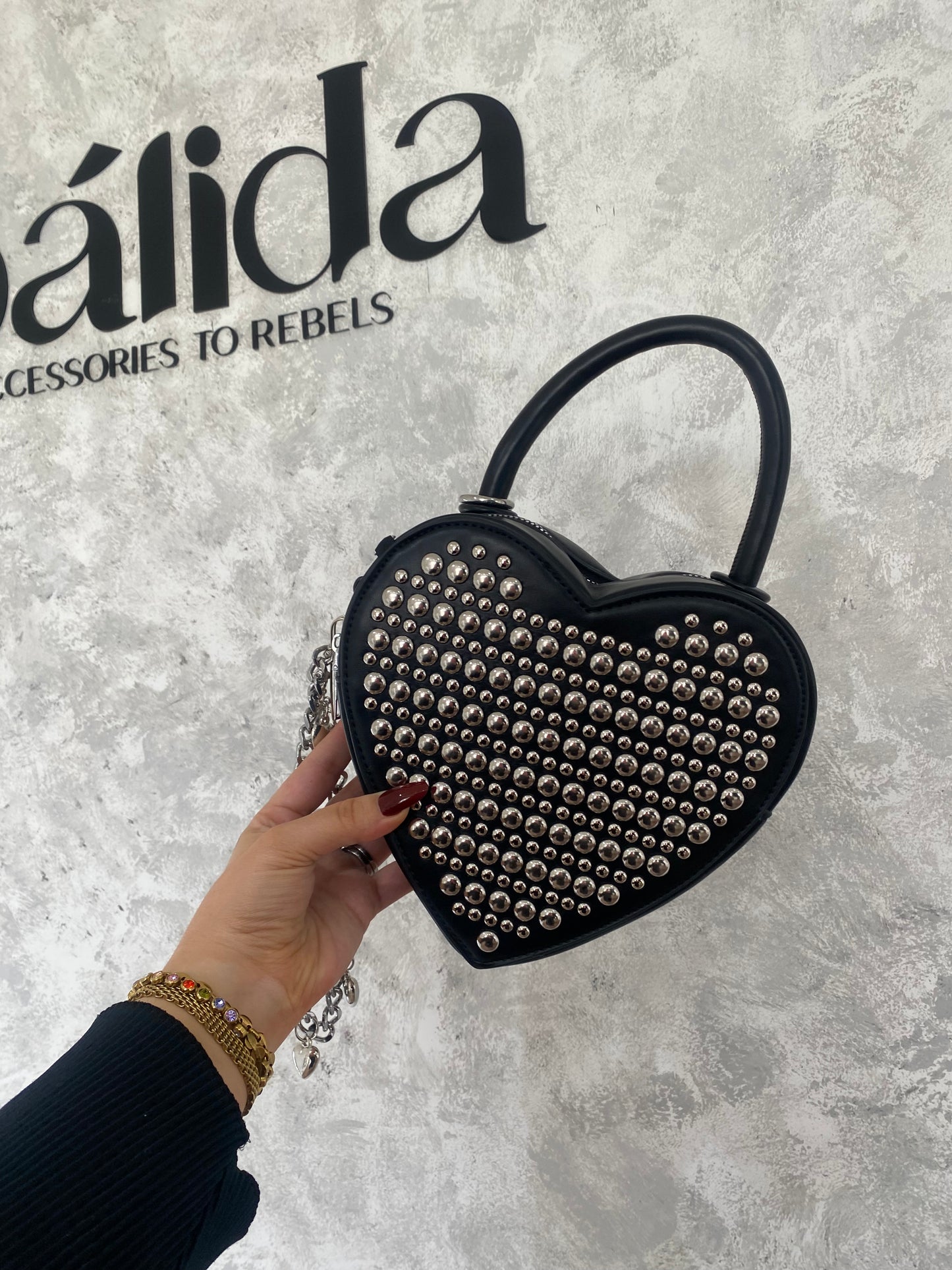 Bolso de Mano" Dark Heart"