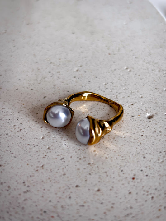 Anillo Gold Pearl