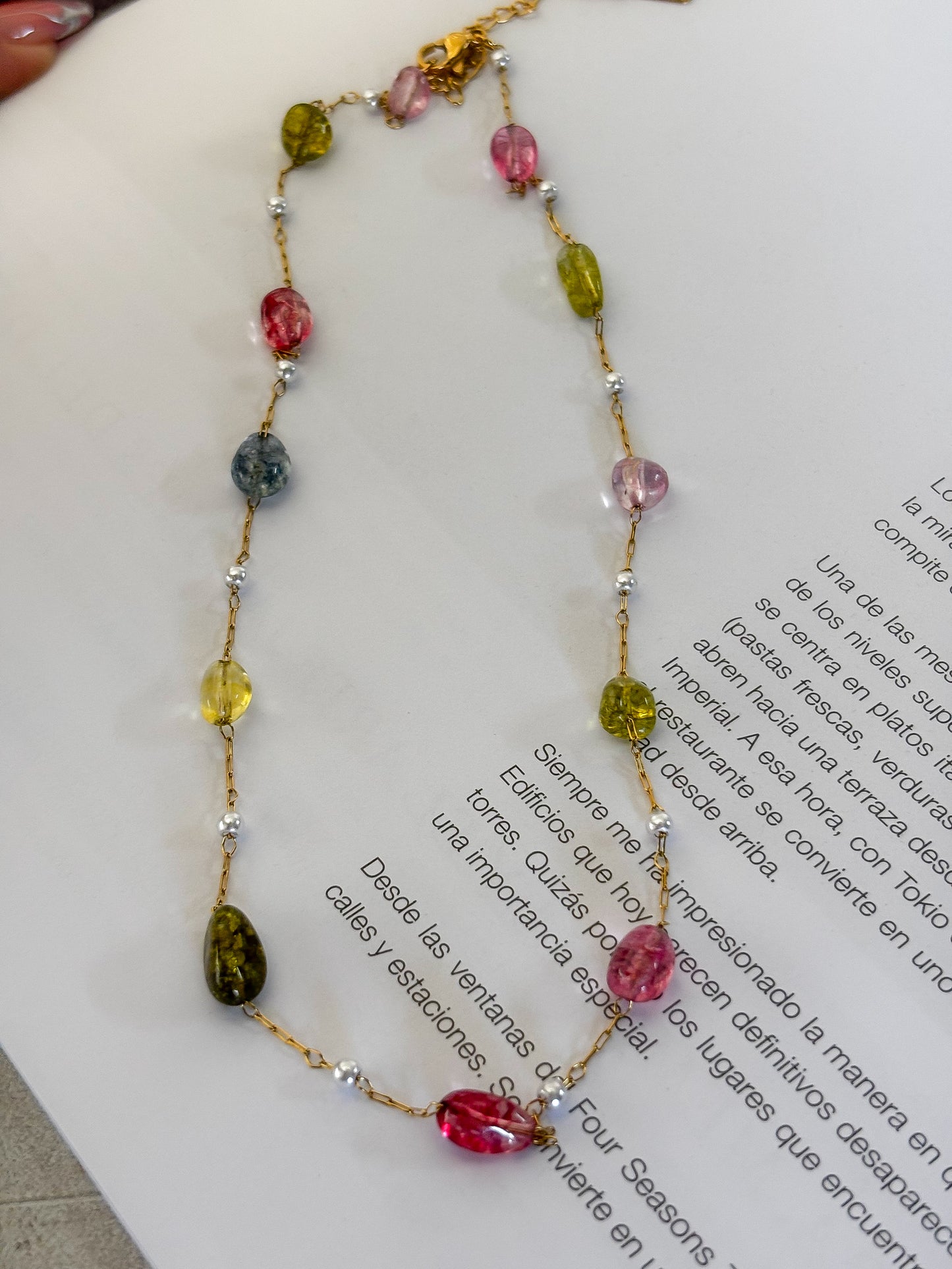 Collar Color Stones