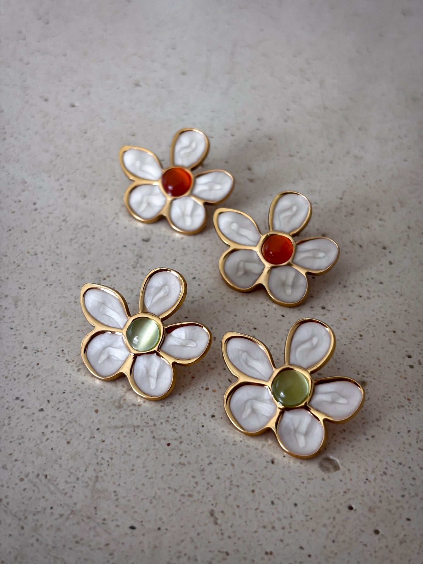 Pendientes "Drip Flower"