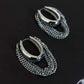 Aretes Silver Chains Love