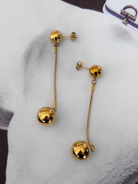 Pendientes Dot Mami Gold