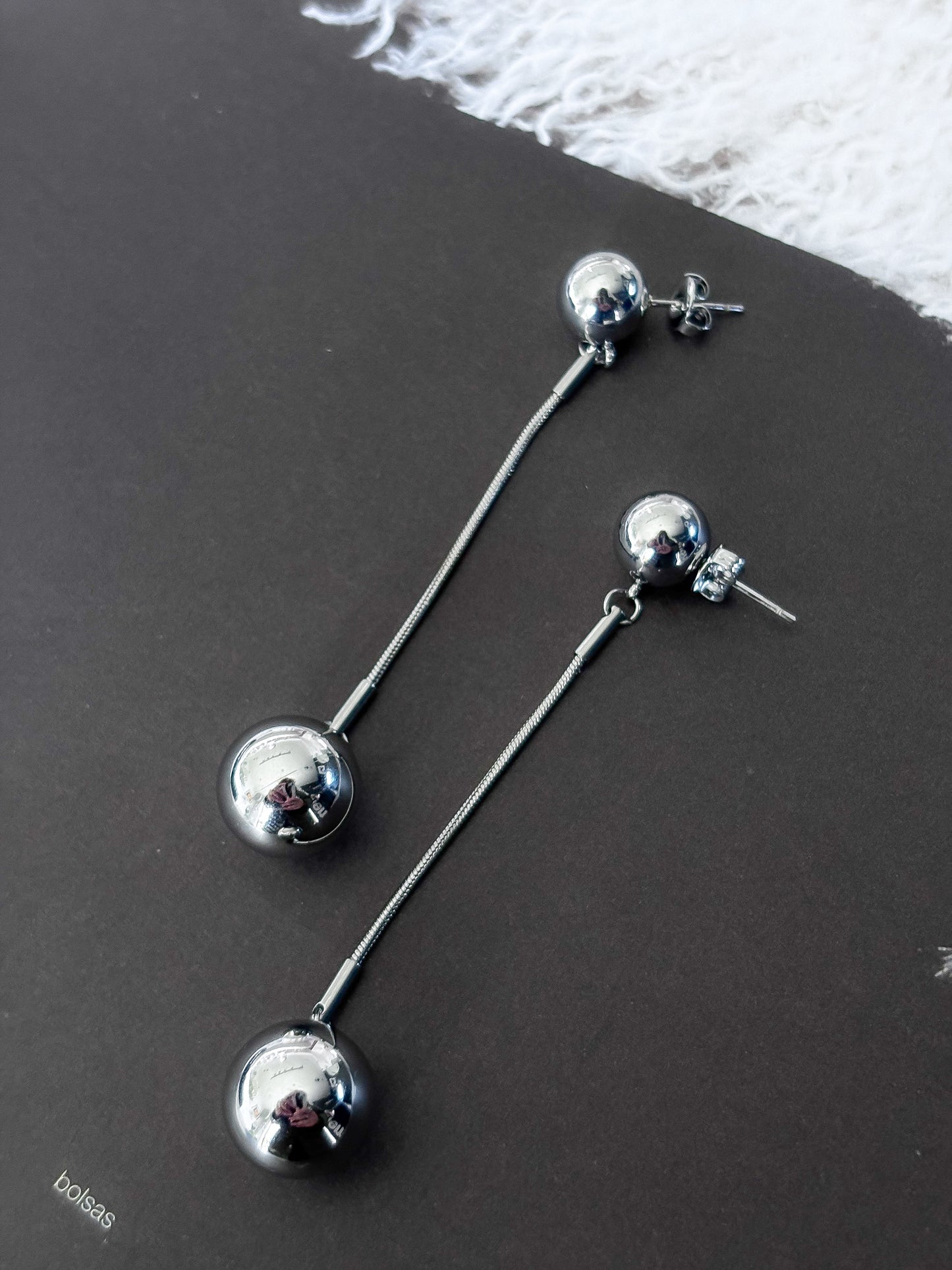 Pendientes Dot Mami Silver