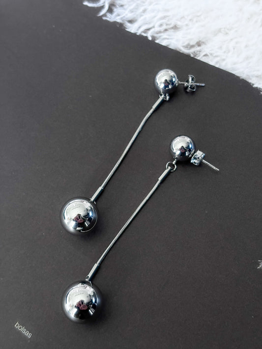 Pendientes Dot Mami Silver