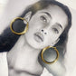 Aretes "Goldie Thick Hoops"