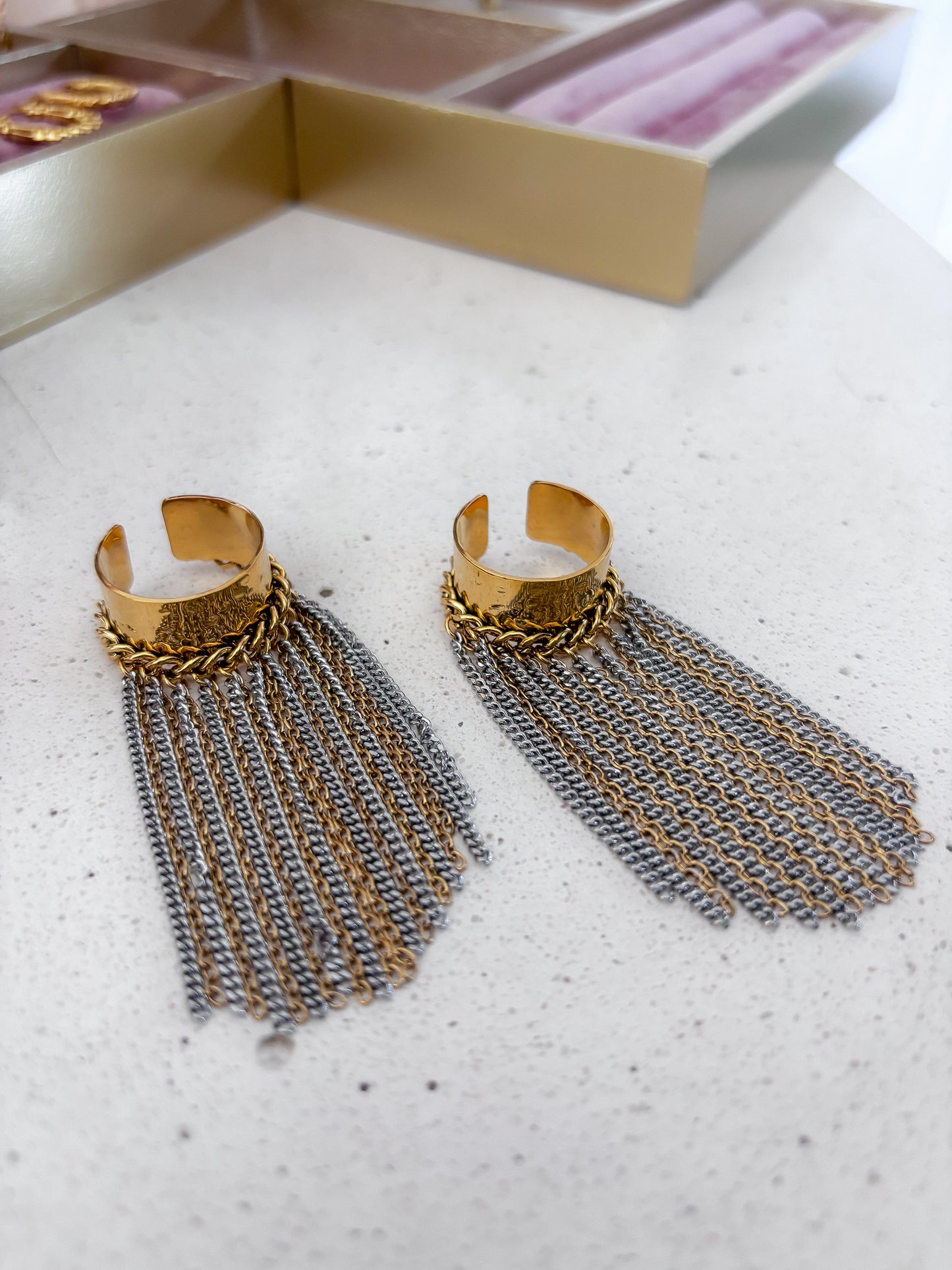 Anillo "Chain Rain"