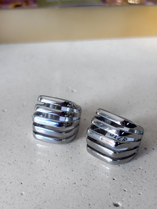 Anillo "Silver chunky Girl"