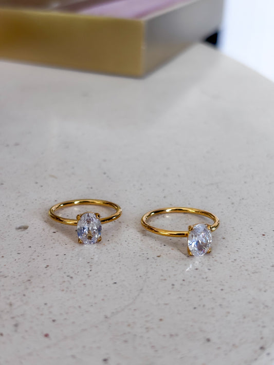 Anillo "Goldie Diamond Girl "