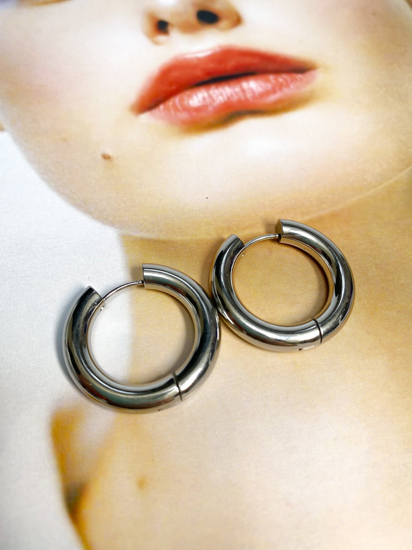 Hoops "Basic Silver Chunky"