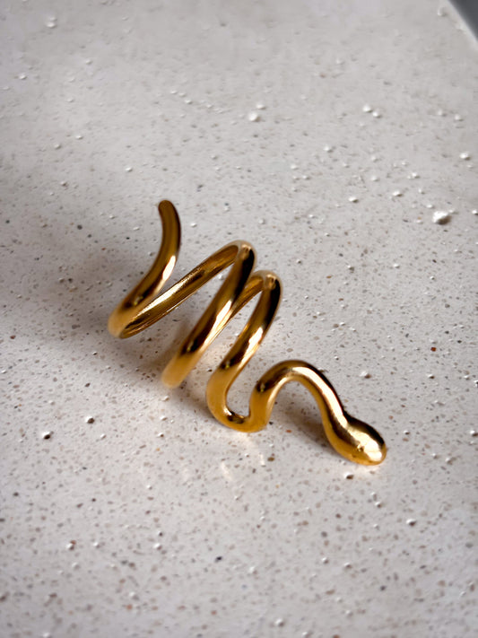 Anillo Gold Snake