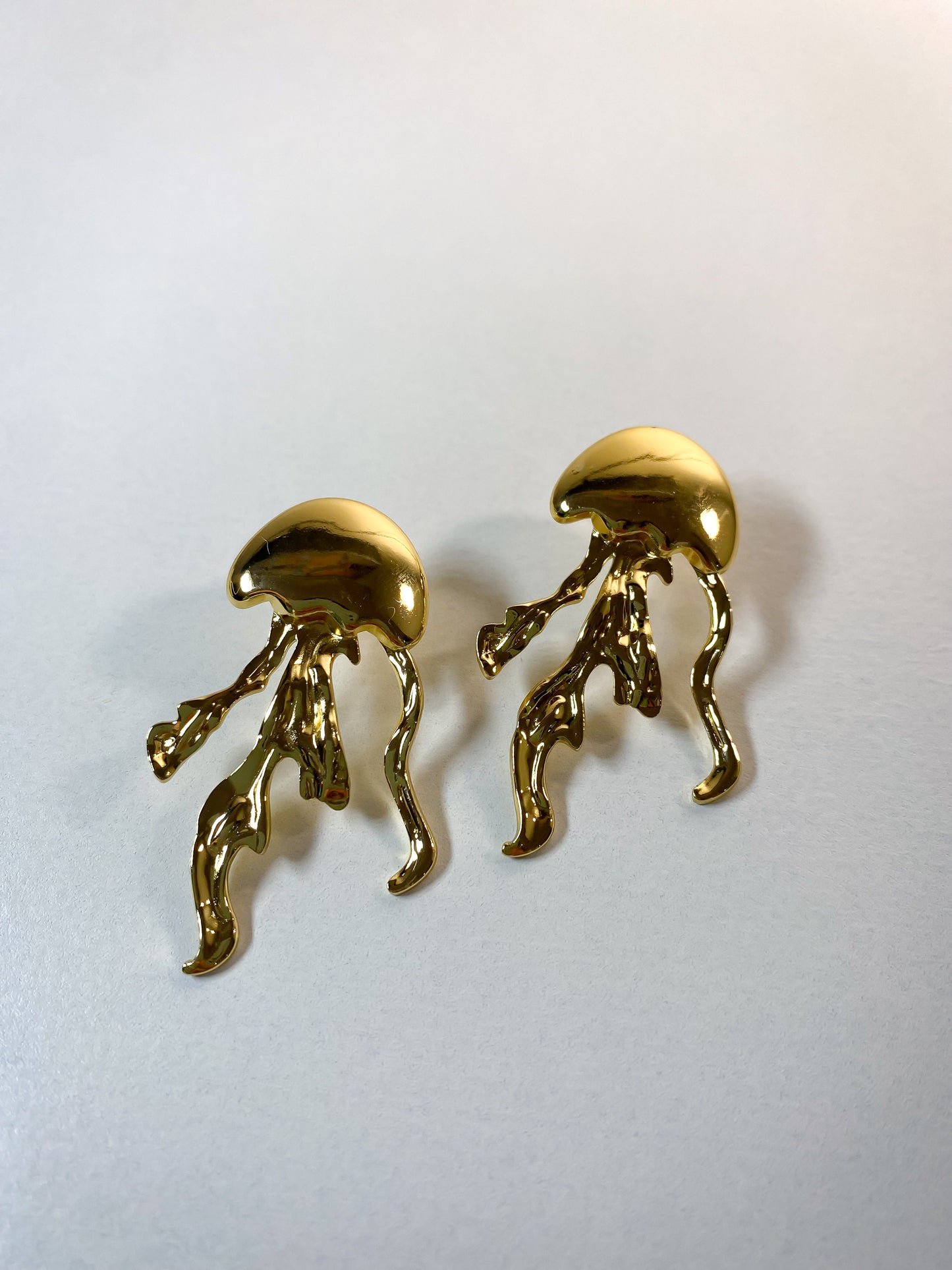 Pendientes Gold Jellyfish