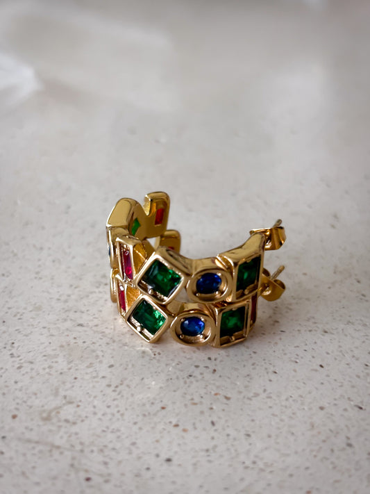 Aretes "Color Gemas Mini"