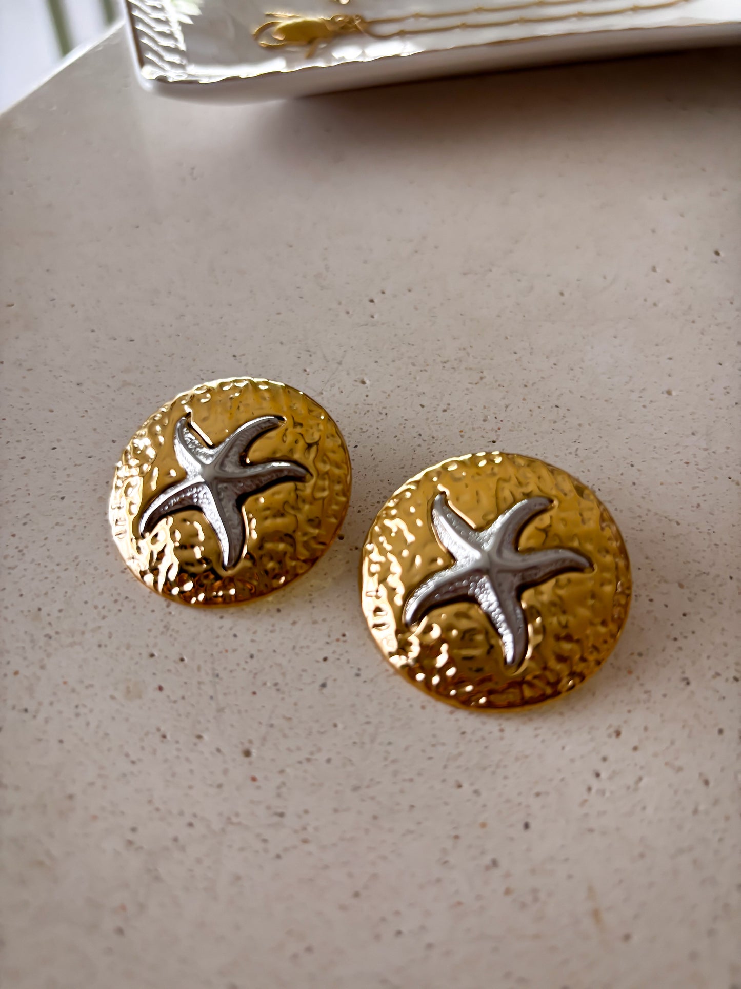 Aretes "Playita Dorada"